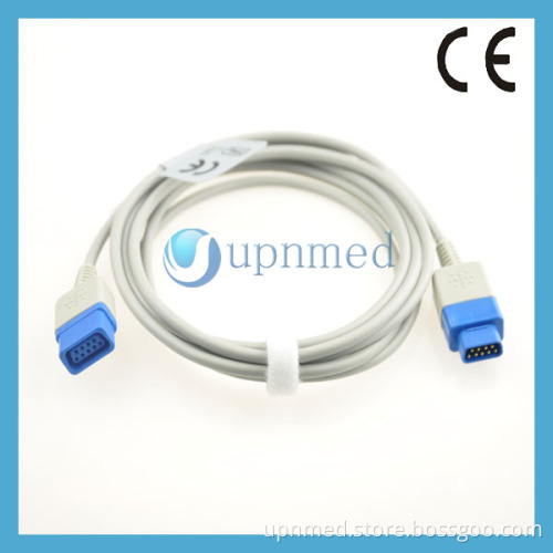 Ge Trusignal 9 Pin Male to Female SpO2 Extension Cable